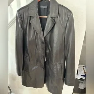 2190-1 GIAN MORI レザージャケット　シングルライダース GIAN MORI Black Leather Jacket L | eBay